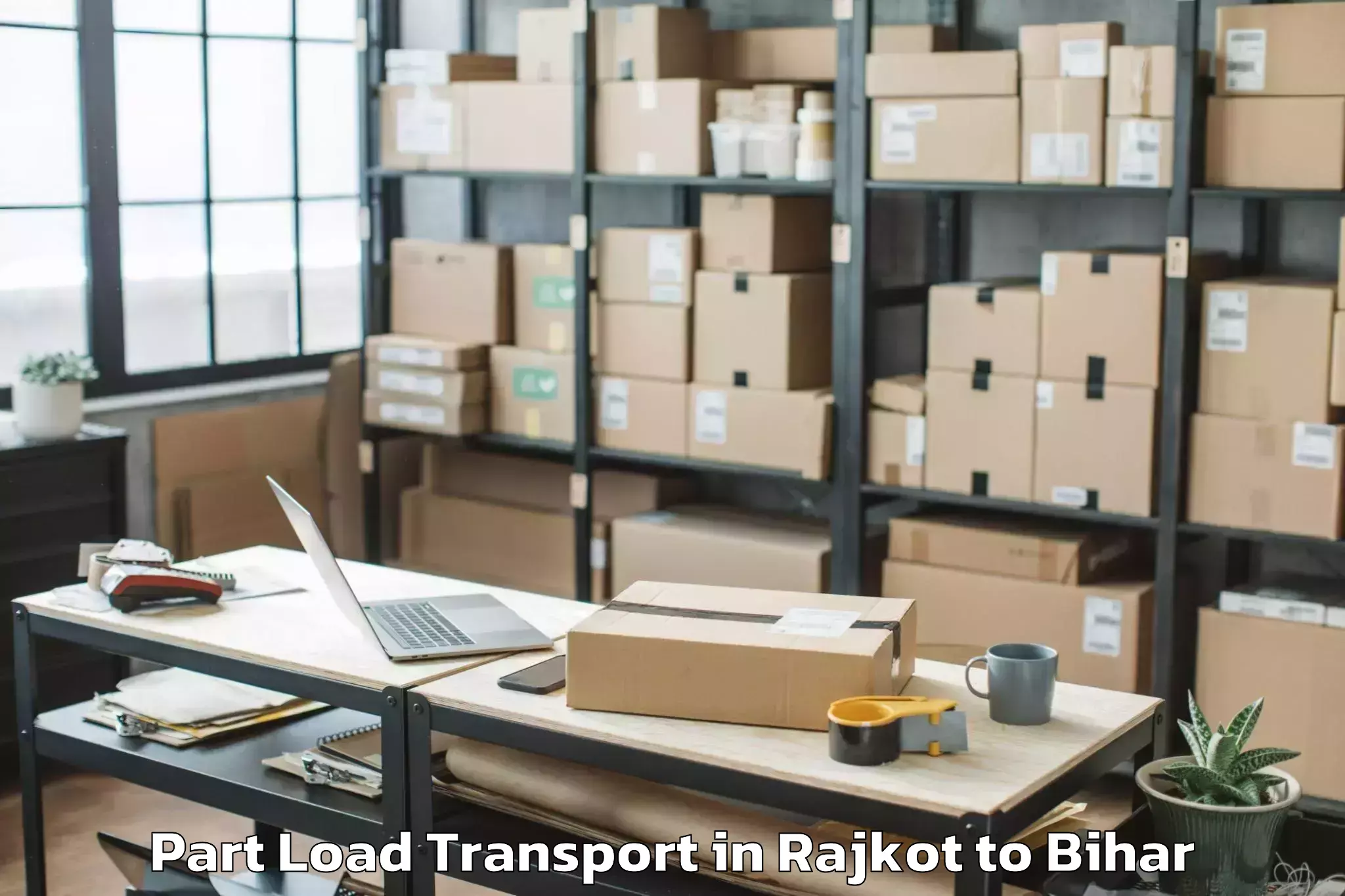 Book Rajkot to Barhara Part Load Transport